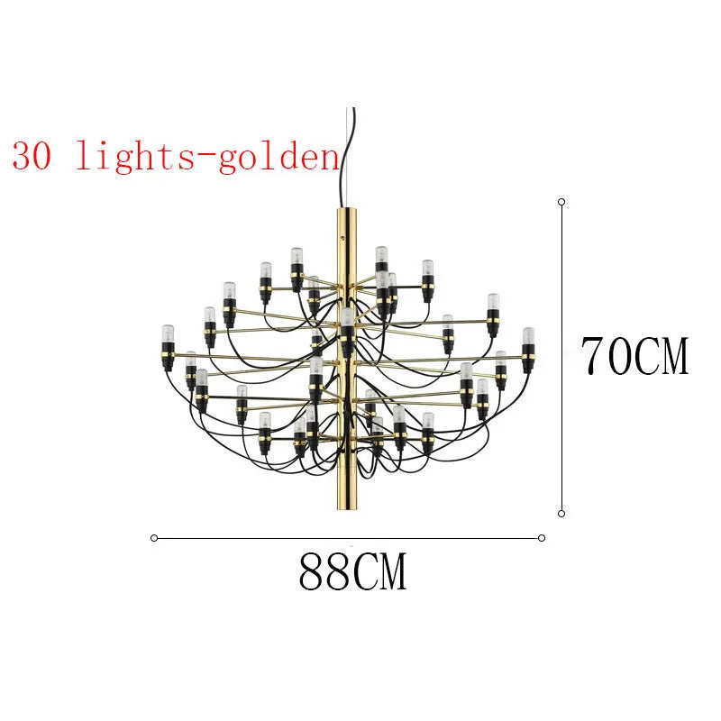 ثريا DecorBites™ LED الشمعة: إضاءة معلقة بتصميم إيطالي أنيق لديكور المنزل