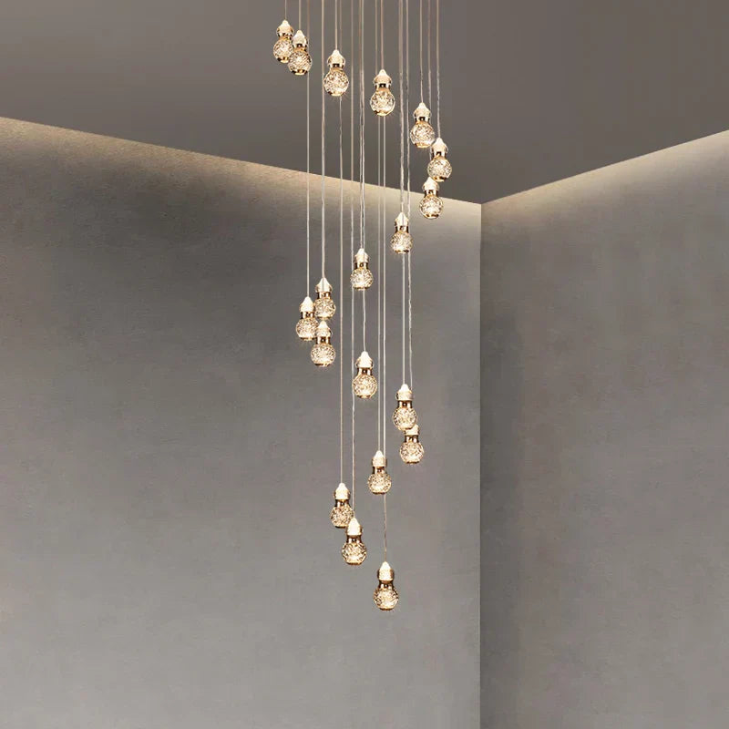 مصباح تعليق LED من DecorBites™ بتصميم قرع لغرفة المعيشة العصرية البسيطة