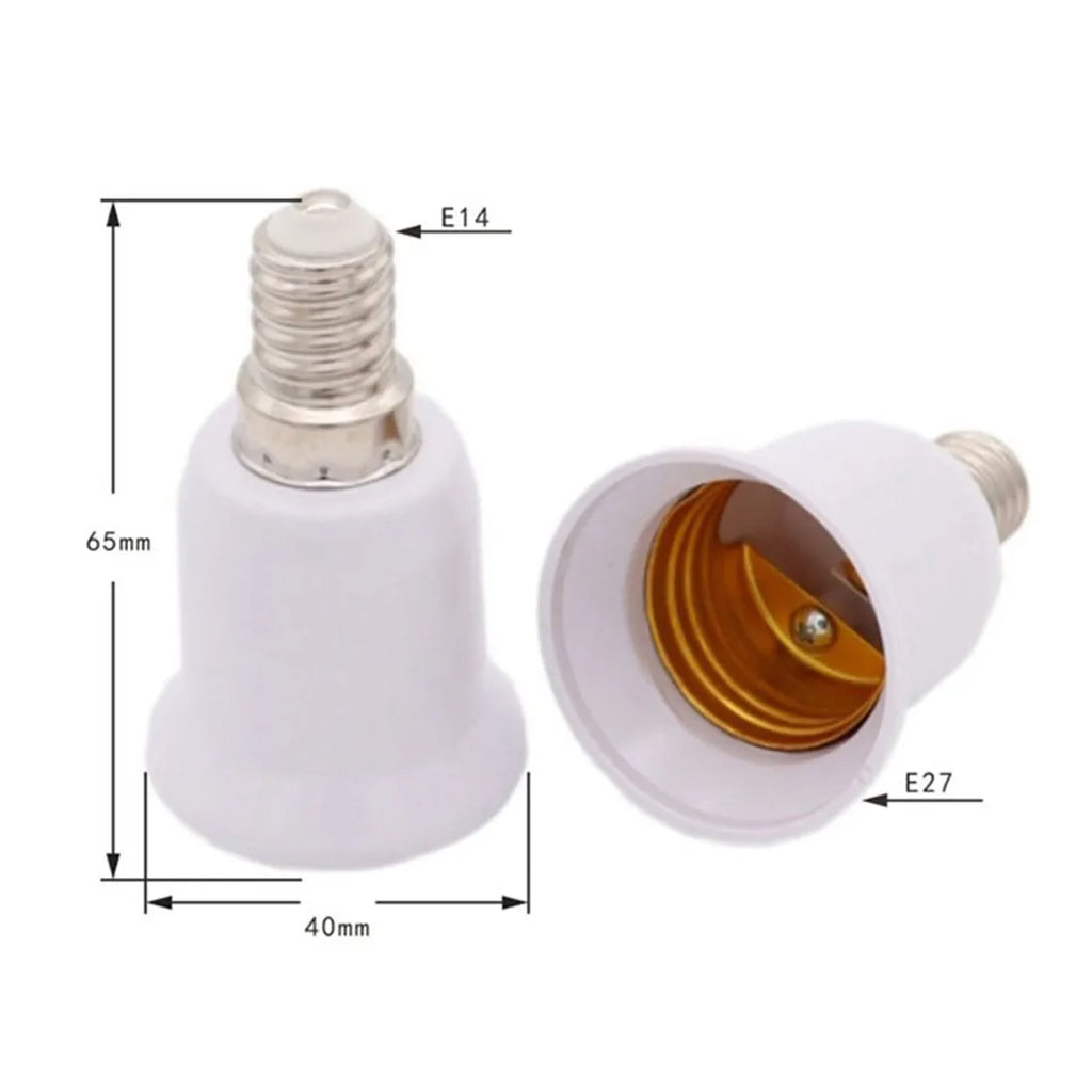 DecorBites™ 4pcs E14 to E26 E27 Adapter Converter for Chandelier Socket