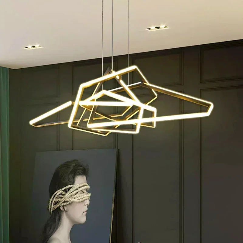ثريات ديكور بايتس™ المعلقة LED لديكور المنزل العصري والإضاءة الداخلية