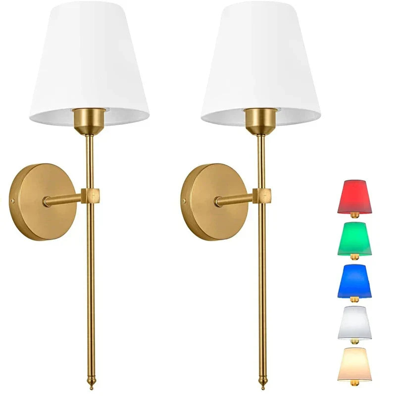 مصباح حائط من DecorBites™ بتصميم صناعي عتيق لغرفة النوم والحمام وإضاءة غرفة المعيشة
