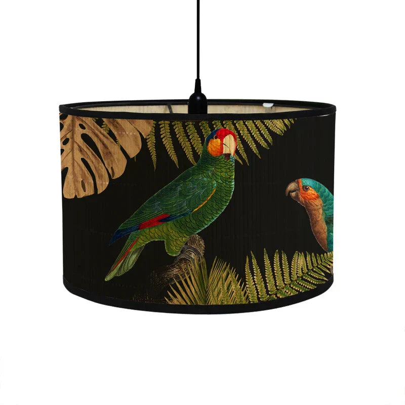DecorBites™ Bamboo Pendant Light: Retro Chandelier for Home Cafe Bar Decor