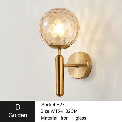 DecorBites™ Iron LED Sconce Lamp for Modern Bedroom and Living Room Lighting