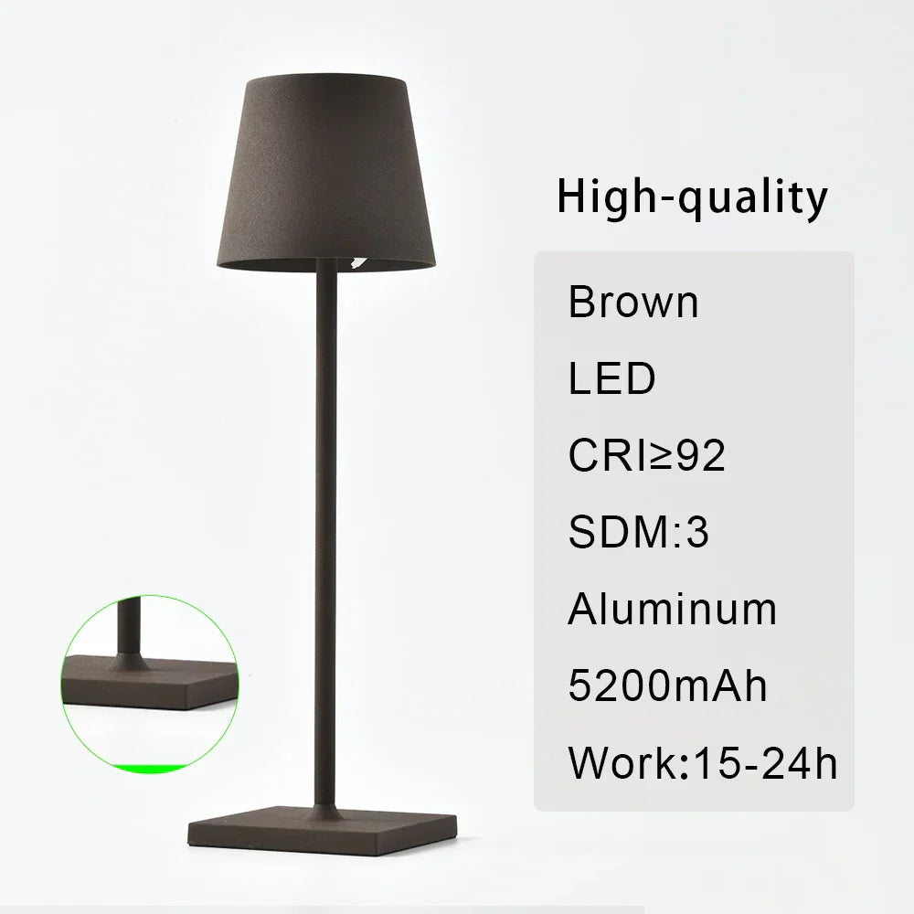 DecorBites™ 2023 Plodina USB Rechargeable Acrylic Table Lamp
