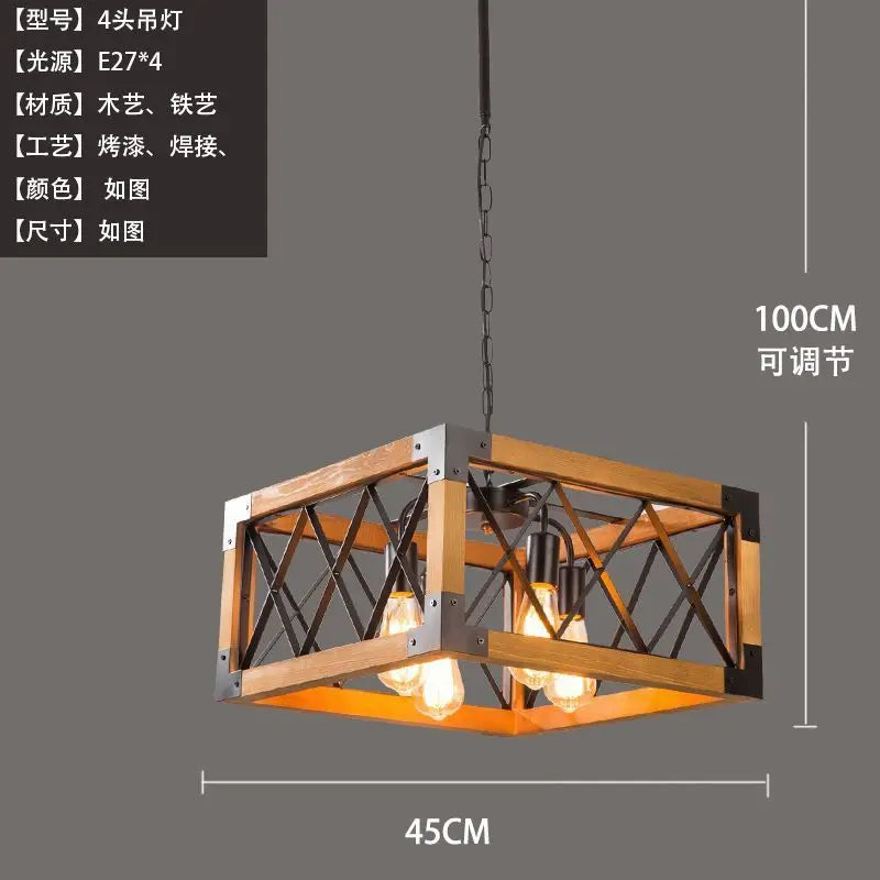 "DecorBites™ Vintage Hotel Wrought Iron Chandelier for Dining and Living Room Decor"