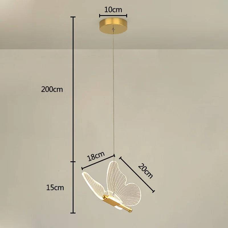 ثريا معلقة LED من DecorBites™ لغرفة الطعام والمطاعم والبارات والمصابيح الفنية المزخرفة