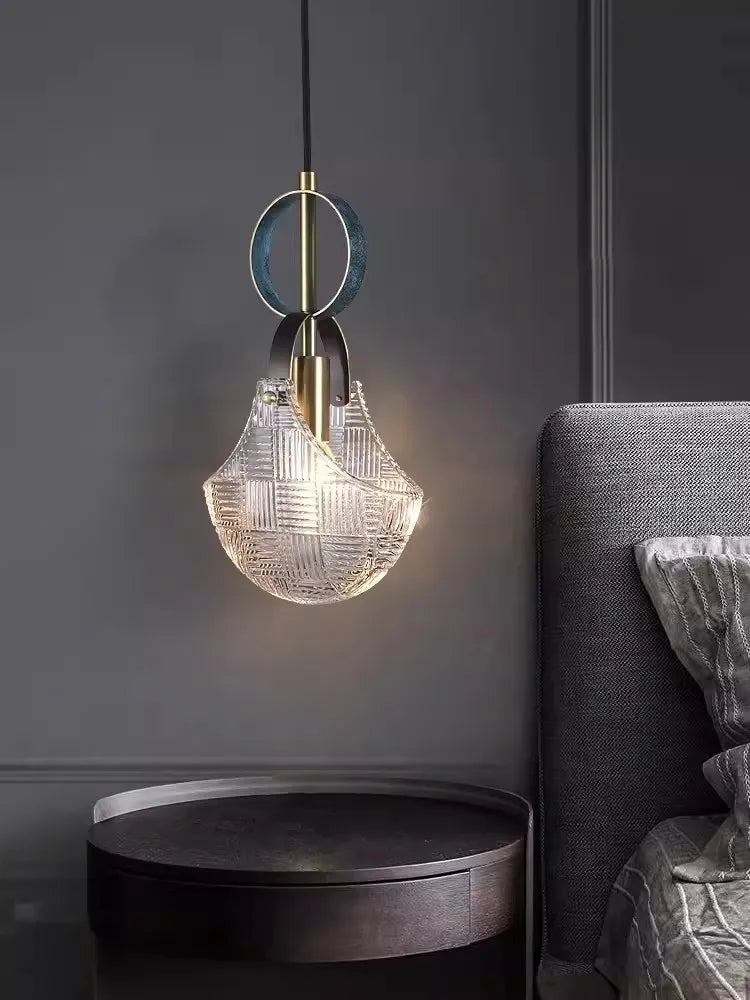 DecorBites™ Crystal LED Ceiling Chandelier - Dimmable Art Deco Pendant Light