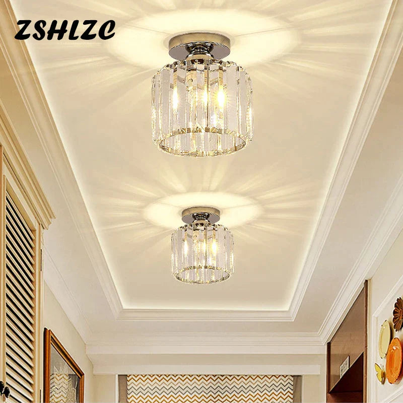 DecorBites™ Crystal LED Ceiling Light Modern Home Decor Fixture for Living Room Kitchen Hallway
