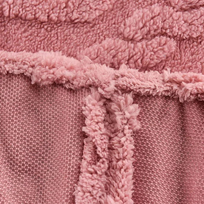 DecorBites™ Cozy Tafu Fleece Queen Bed Sheet with Elastic Band