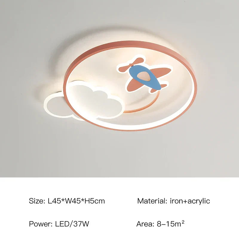 ثريا سقف LED لغرف الأطفال DecorBites™ مصباح معلق حديث لغرفة الدراسة في الحضانة