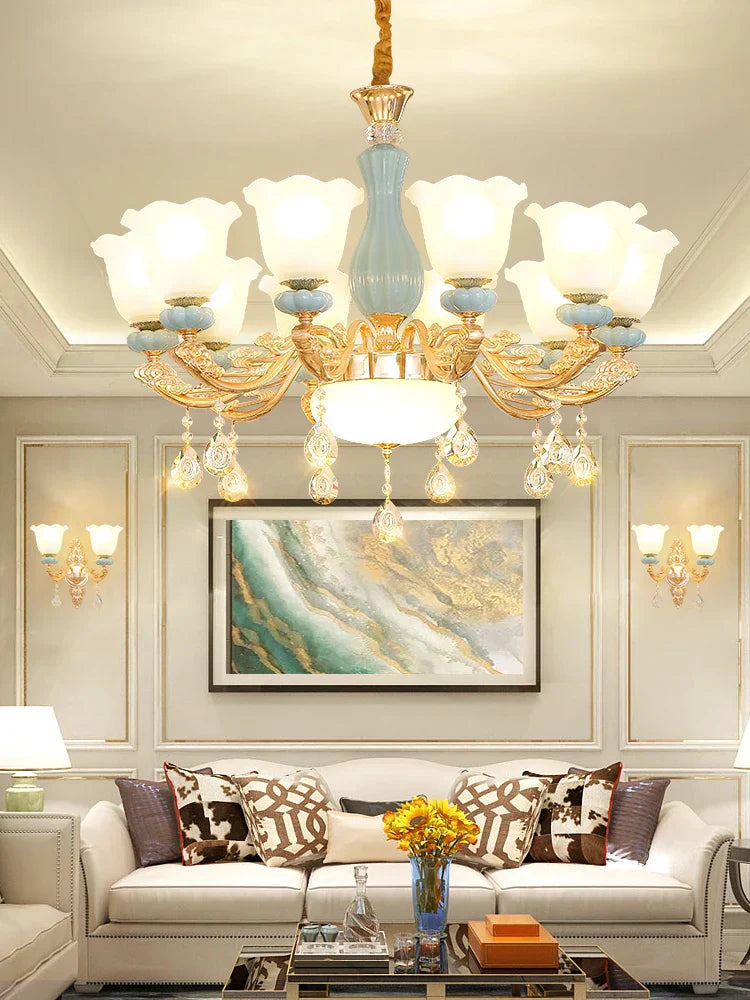 ثريا أوروبية فاخرة من DecorBites™ لغرفة المعيشة وغرفة النوم وقاعة الطعام - تصميم عصري وأنيق
