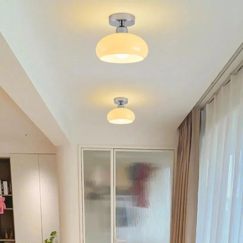 مصباح سقف ذهبي من DecorBites™ LED للمنزل والفنادق وغرف النوم وغرف المعيشة - وحدة إضاءة عصرية