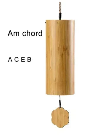DecorBites™ Bamboo Chord Wind Chimes: Handmade Musical Outdoor Decor for Garden and Home