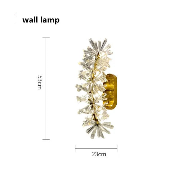 DecorBites™ Crystal Flower Chandelier: Nordic Luxury Lighting for Home Decor & Restaurant