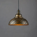 Retro Industrial Color Block Aluminum Pendant Light
