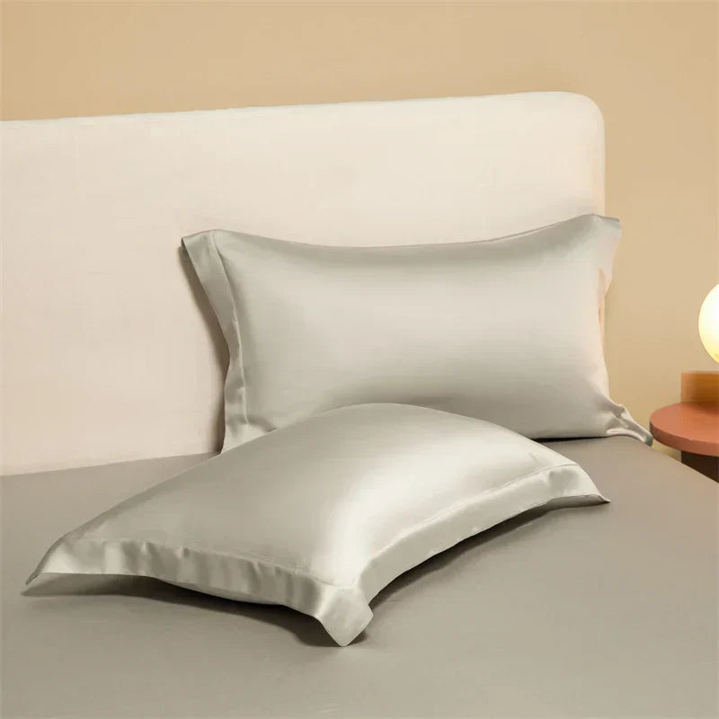 DecorBites™ Egyptian Cotton Pillowcase Set - Solid Color Pillow Shams Covers