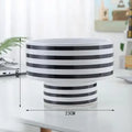 DecorBites™ Elegant Striped Ceramic Vase TV Cabinet Crafts Hydroponic Home Decor Gift