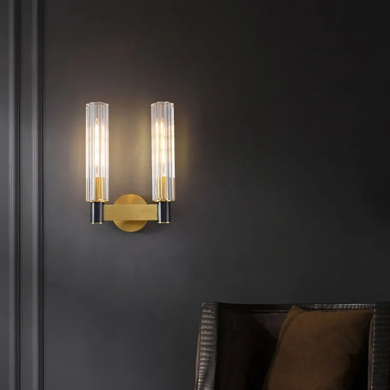 مصباح حائط نحاسي فاخر DecorBites™ لجانب السرير والممر وغرفة القراءة وخلفية التلفزيون