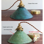 Vintage Industrial Black Iron Pendant Light