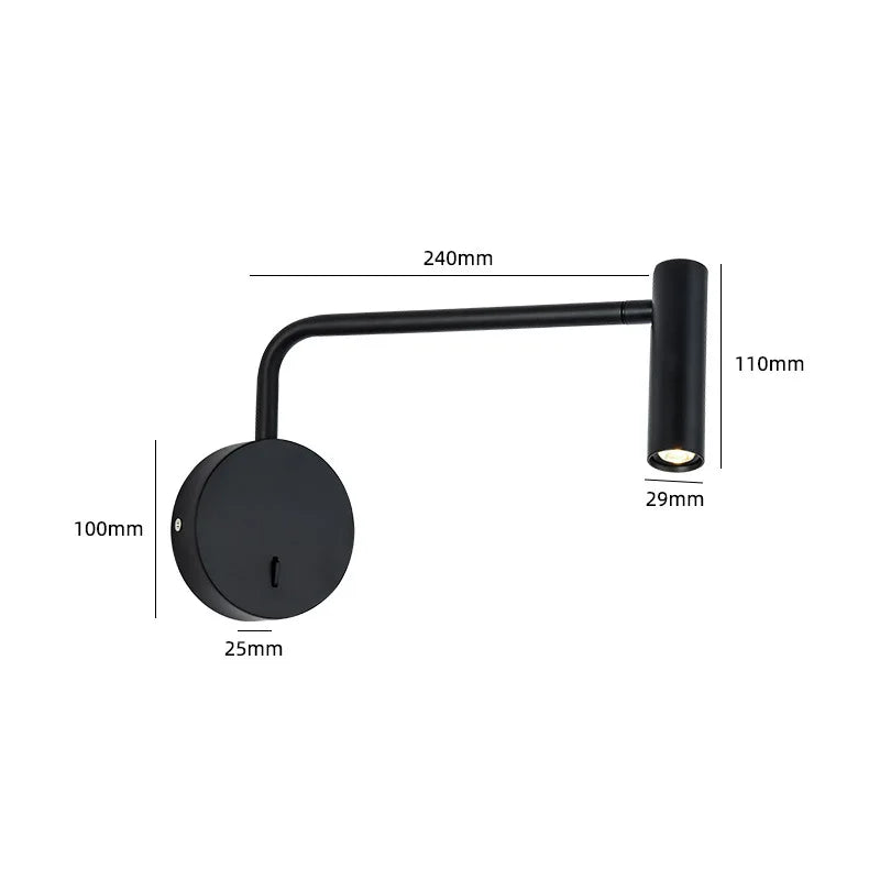 DecorBites™ Enna LED Dimmable Floor Lamp in Gold/Black/White for Minimalist Home Decor