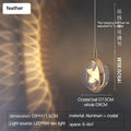 DecorBites™ Crystal Jellyfish Chandelier: New Light Luxury Fawn Decorative Pendant