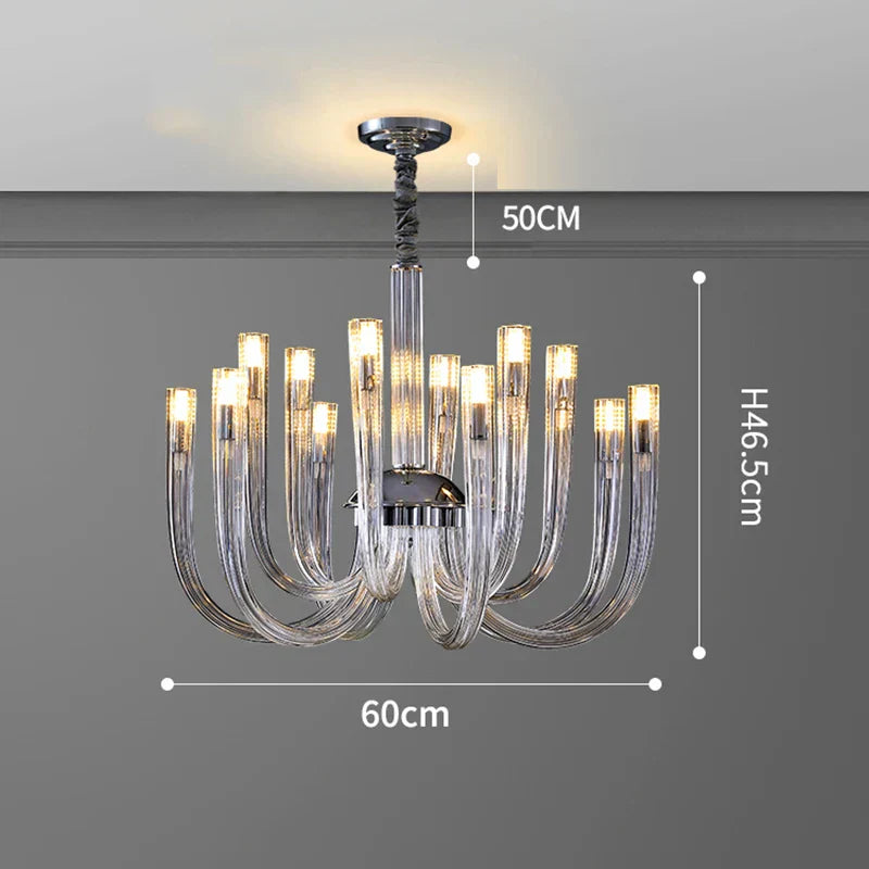 DecorBites™ ثريا متدلية LED لإضاءة داخلية أنيقة للغرفة