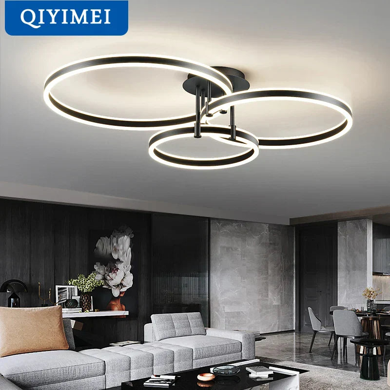Lustres en acrylique LED DecorBites™ avec éclairage vers le haut/vers le bas pour salon, chambre et décoration intérieure