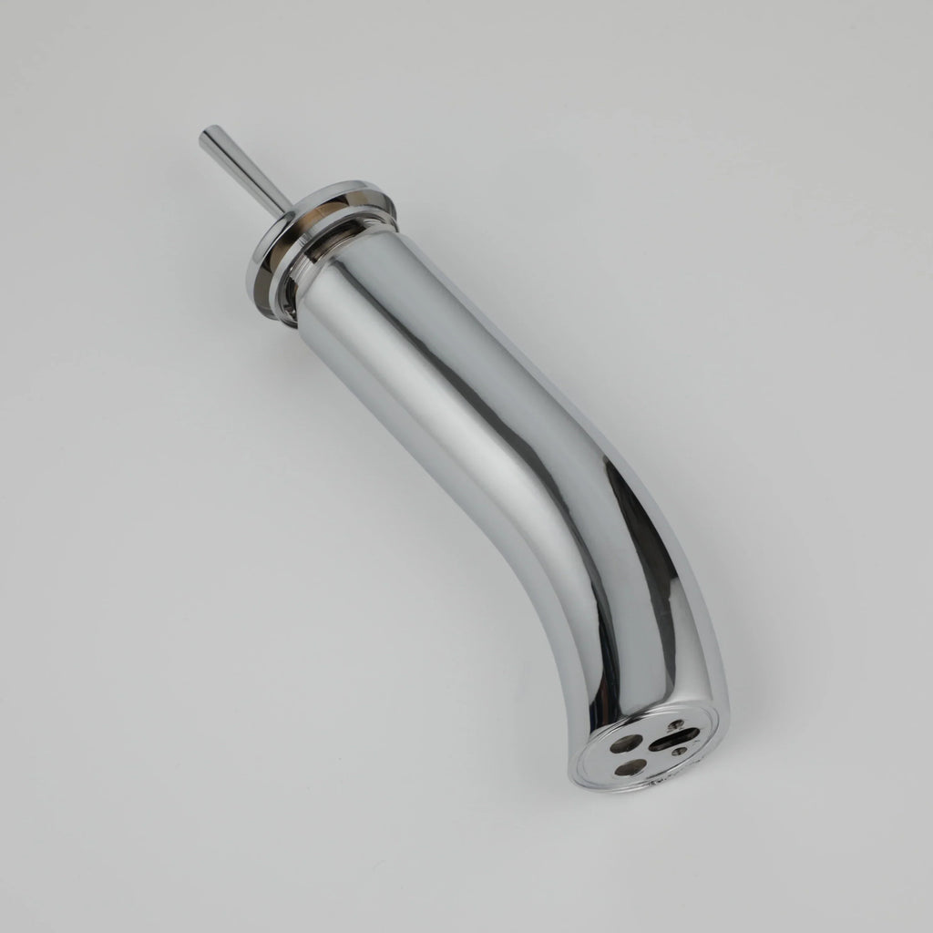 DecorBites™ Glass Rocker Handle Basin Faucet, Waterfall Mixer Taps, Chrome Finish