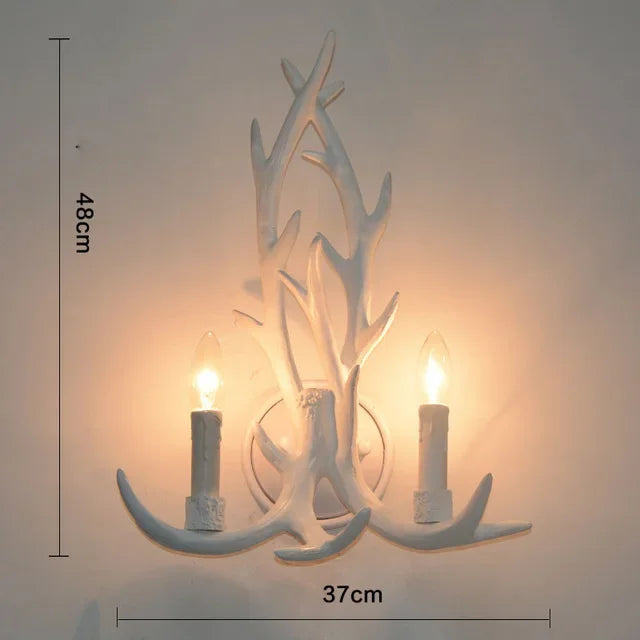 DecorBites™ Antler Chandelier Ceiling Lamp Mid Century Modern Lighting