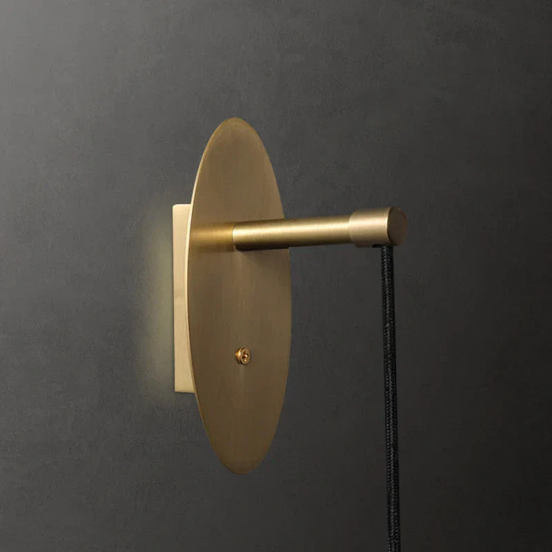 DecorBites™ Crystal LED Wall Light: Elegant Copper Lighting for Bedroom, Living Room, Staircase