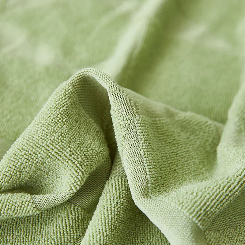 DecorBites™ Jacquard Sofa Seat Cover: Stretchable, Washable & Removable Protector