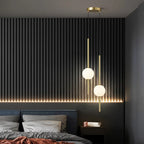 Nordic Gold 4-Globe Metal Pendant Light