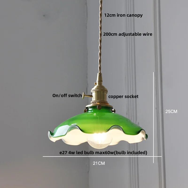 DecorBites™ Copper Knob Iron LED Pendant Light - Adjustable Nordic Modern Hang Lamp