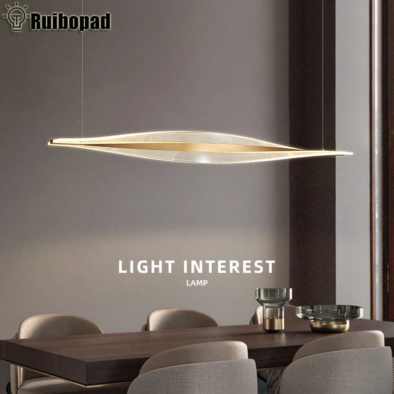 DecorBites™ Acrylic Led Pendant Lamp for Dining Room, Bar & Kitchen - Minimalist Hanging Lights