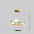 ثريا إضاءة LED حديدية DecorBites™، مثالية لغرفة المعيشة، المطعم، غرفة الدراسة، المطبخ، المرآب