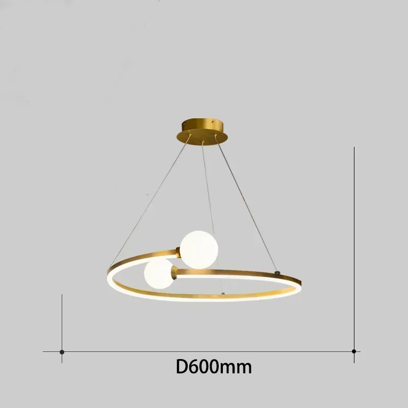ثريا إضاءة LED حديدية DecorBites™، مثالية لغرفة المعيشة، المطعم، غرفة الدراسة، المطبخ، المرآب