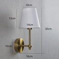 DecorBites™ LED Black & Gold Wall Lamp - Luxury Bedroom Lighting Fixtures