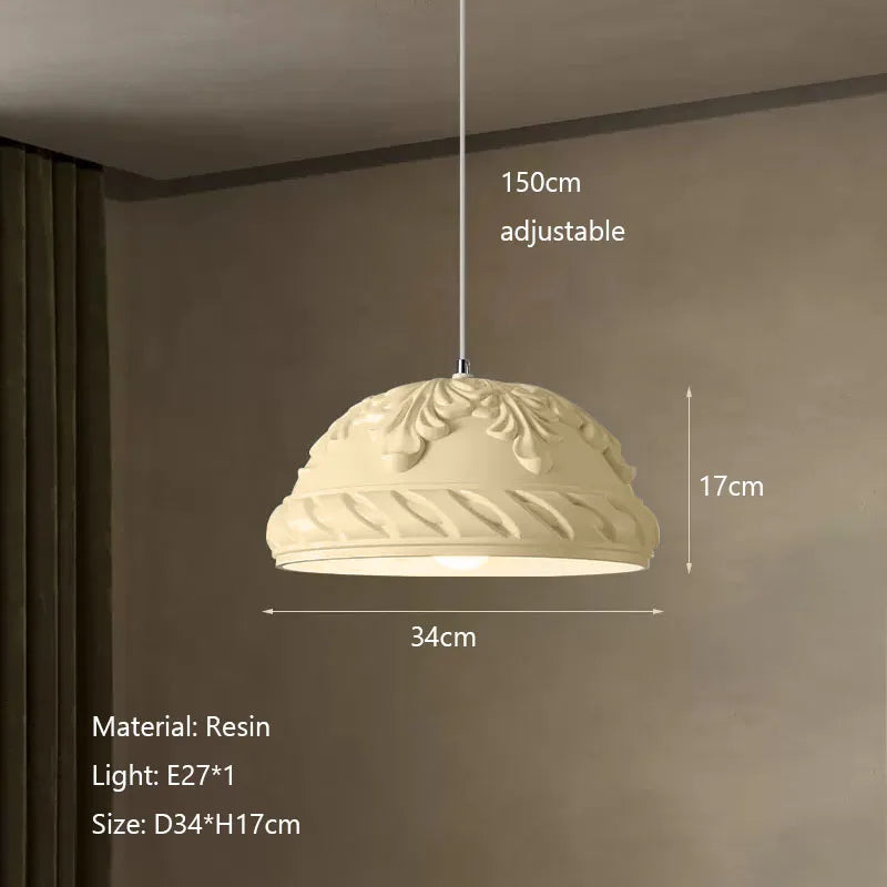 DecorBites™ French Cream Style LED Chandelier for Restaurant Bar and Kitchen