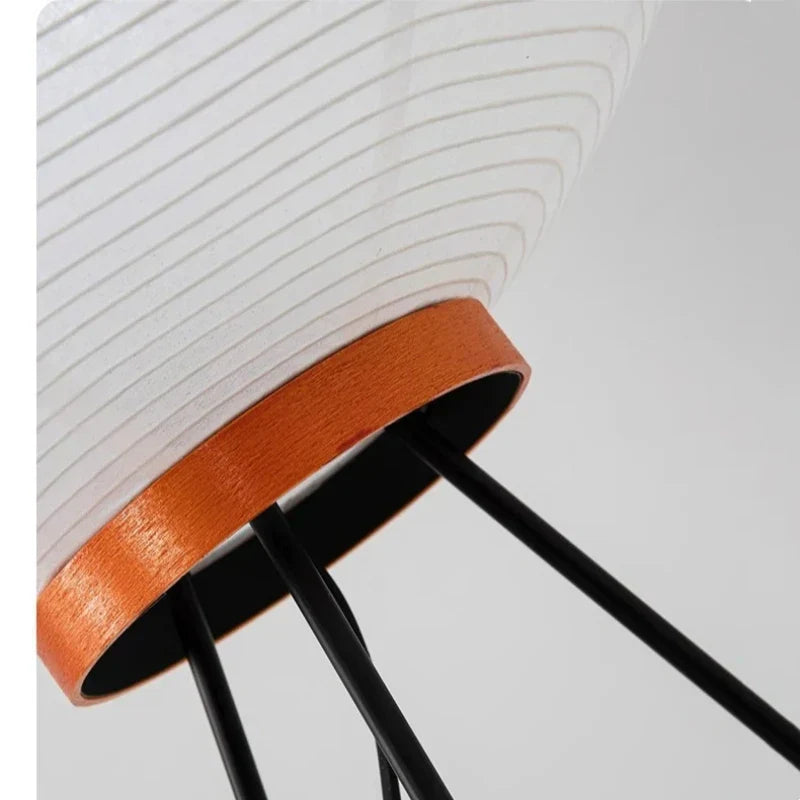 DecorBites™ Japanese Rice Paper LED Floor Lamp Retro Standing Light