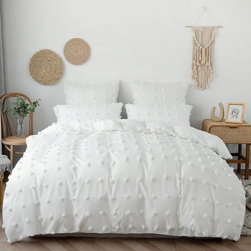 DecorBites™ Furball Double Bed 3-Piece Duvet Set - King/Queen Size Luxury Bedding