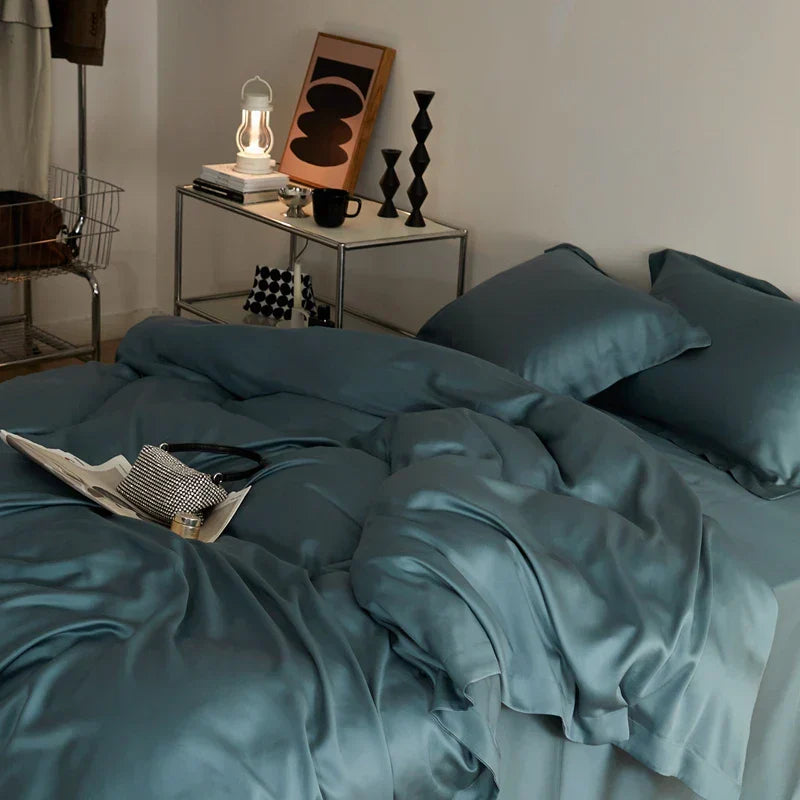 DecorBites™ Eucalyptus Lyocell Luxury Bedding Set with Cooling Properties