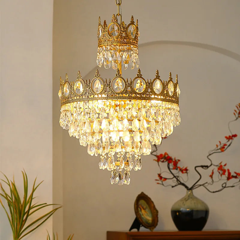 DecorBites™ Crystal LED Pendant Light for Living Room