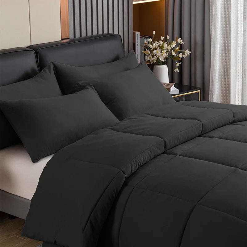 DecorBites™ Cozy Queen/King Duvet & Pillowcase Set - Soft, Breathable, Durable Blanket