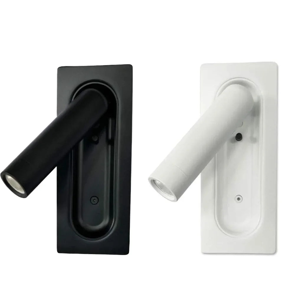 DecorBites™ Adjustable Bedside LED Wall Lamp for Modern Hotel Guest Rooms