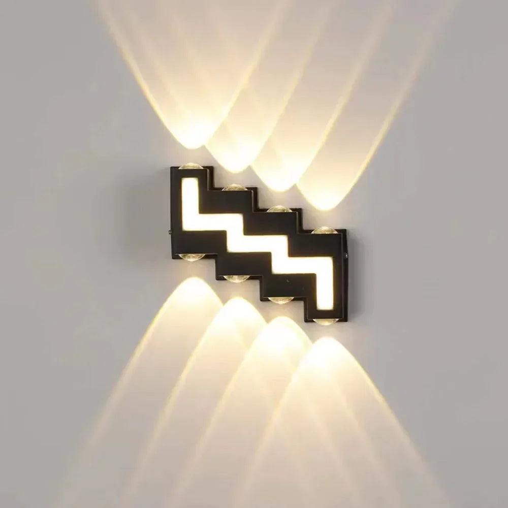 DecorBites™ IP65 LED Wall Lamp for Indoor/Outdoor Waterproof Garden Lighting