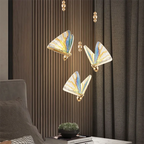 Nordic Butterfly Pendant Light With Iron And Acrylic