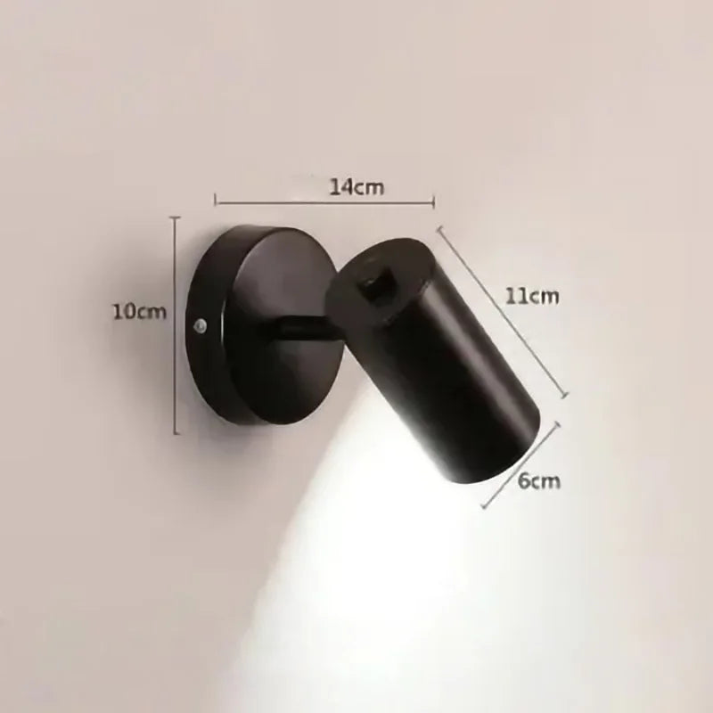 DecorBites™ Gold LED Wall Lamp Modern Adjustable Indoor Lighting Sconces for Living Room
