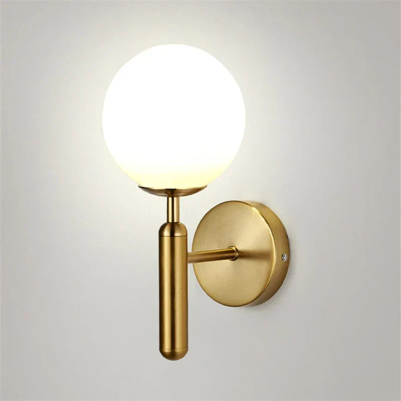DecorBites™ Blue Glass Balls Wall Sconce for Living Room, Bedroom, or Corridor