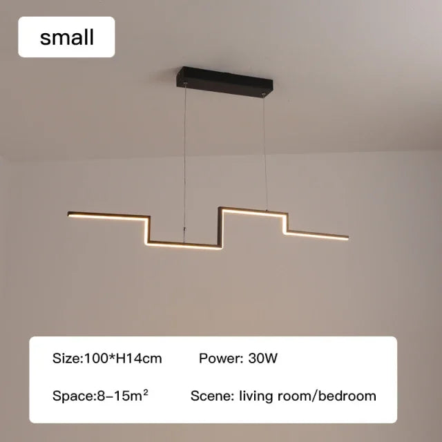 نجفة سقف LED DecorBites™‎ قابلة للتعتيم لغرفة الطعام والمطبخ والبار، مصباح متدلٍ