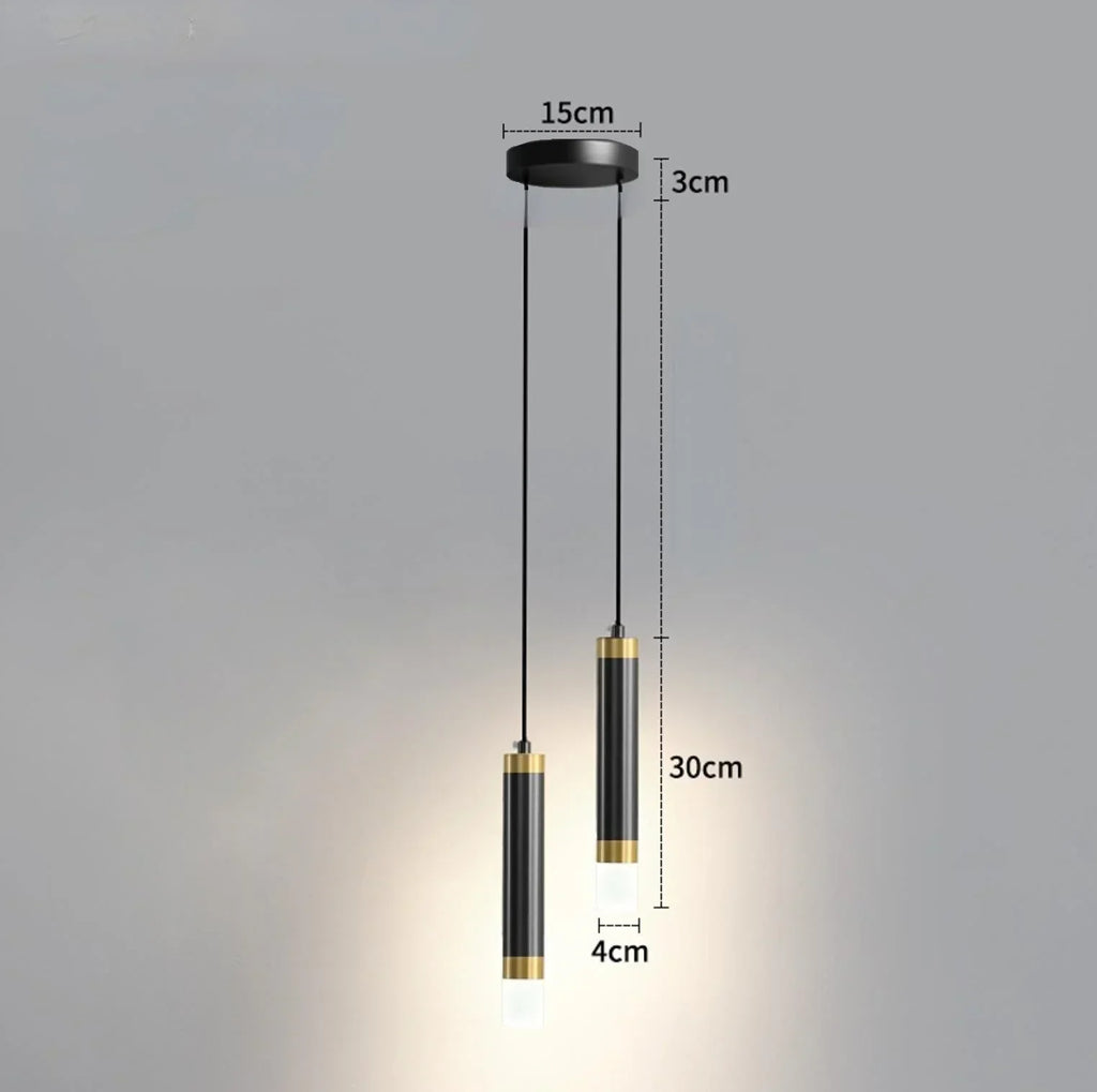 DecorBites™ Double Head LED Pendant Lights for Modern Indoor Bedroom, Bedside, Entrance, Bathroom